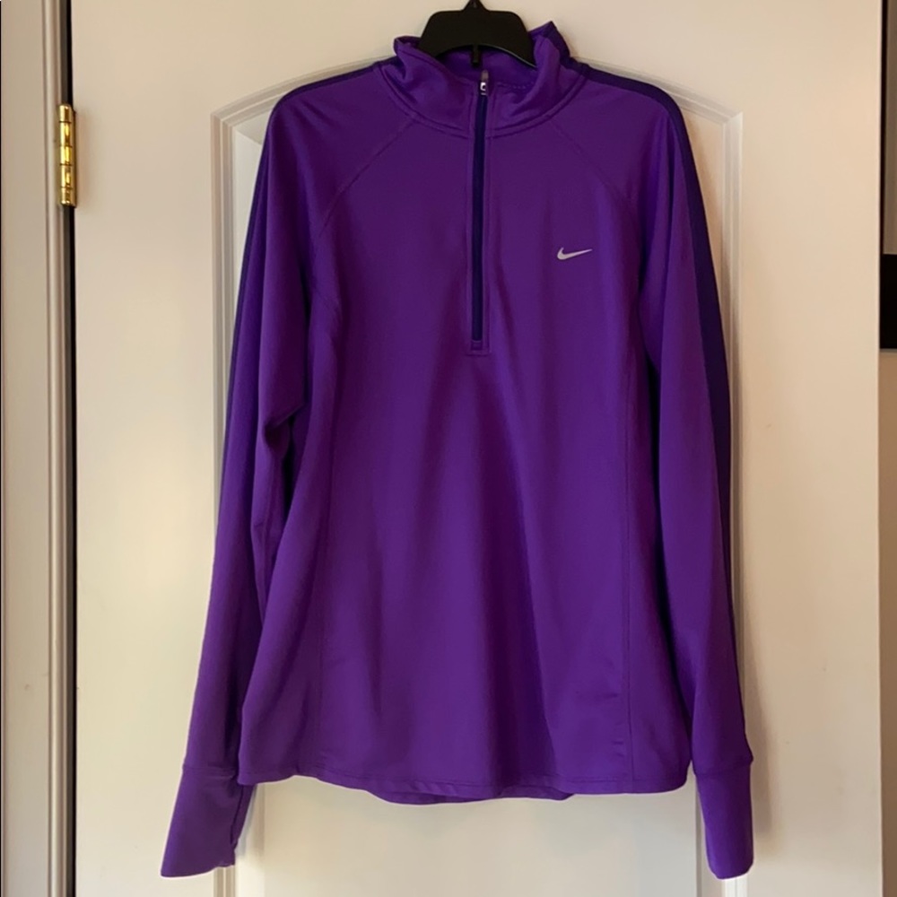 Women’s purple  Nike running 1/4 zip